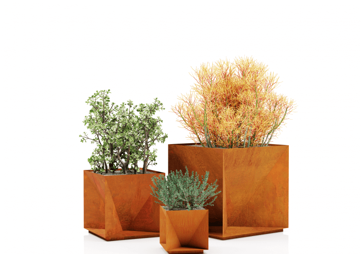 „Pyramid Cube” Pots
