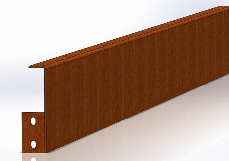 Lawn Edging with Single Edge