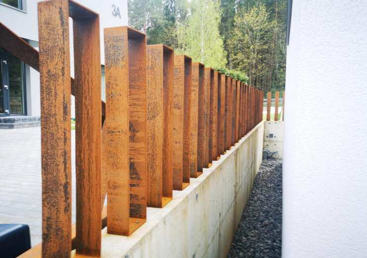 Corten Fence „Kubas”