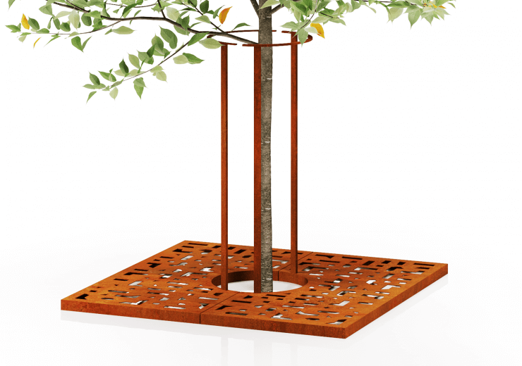Square Tree Root Protection with Armrest