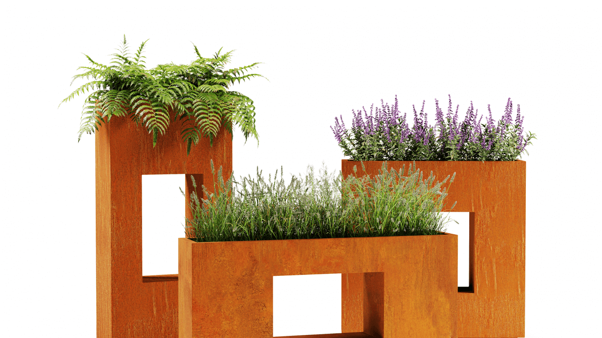 „3D Model” Pots