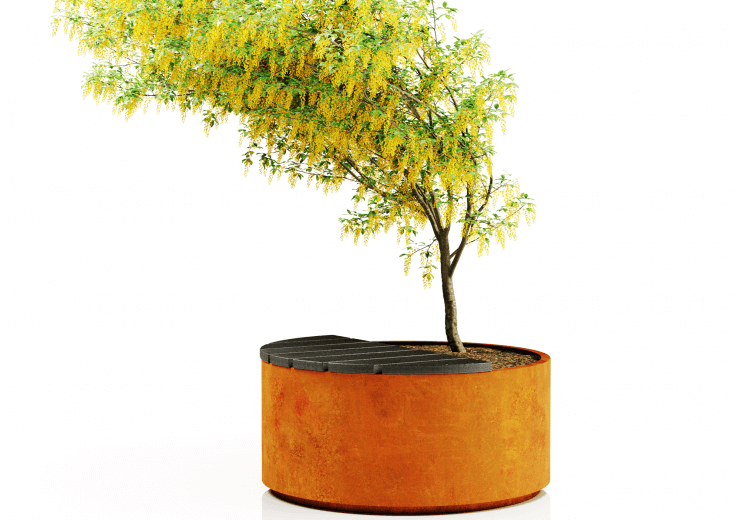 Pots with Bench  „Lotos”
