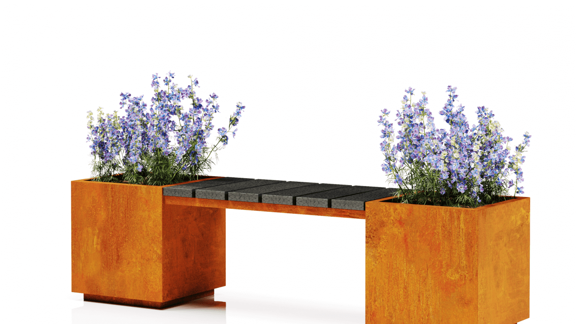 Pots with Bench „Boston”