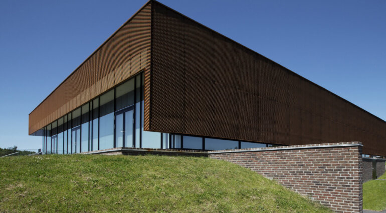 Expanded Corten Steel in Facade Cladding